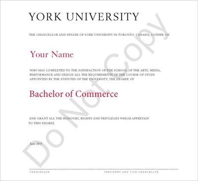 Picture of Bachelor of Commerce graduation from BAS